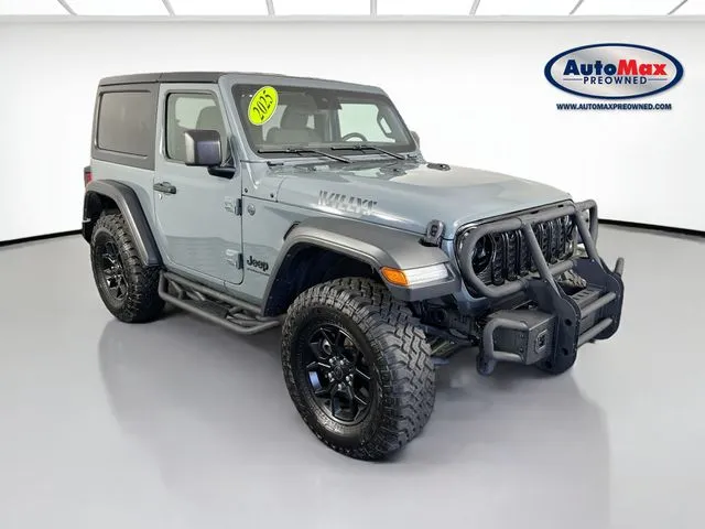 Gray 2025 Jeep Wrangler Willys for sale in Framingham, MA