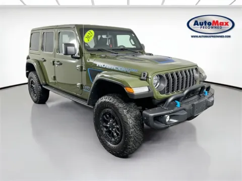 Green 2023 Jeep Wrangler Rubicon 20th Anniversary Edition 4xe for sale in Framingham, MA