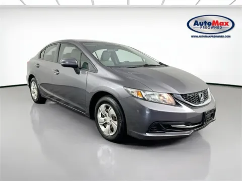 Gray 2014 Honda Civic LX for sale in Framingham, MA