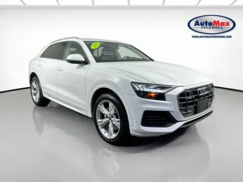 White 2023 Audi Q8 55 Premium for sale in Framingham, MA