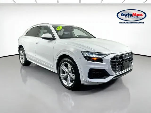 White 2023 Audi Q8 55 Premium for sale in Framingham, MA