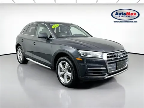 Gray 2020 Audi Q5 45 Premium for sale in Framingham, MA
