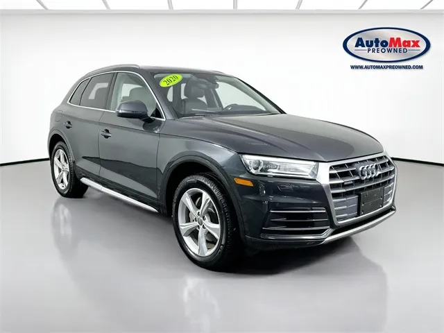 Gray 2020 Audi Q5 45 Premium for sale in Framingham, MA