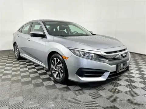 Silver 2018 Honda Civic EX for sale in Framingham, MA