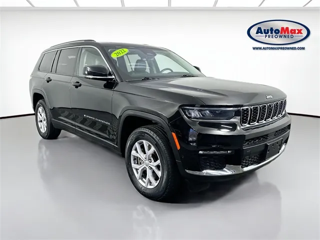 Black 2022 Jeep Grand Cherokee L Limited for sale in Framingham, MA