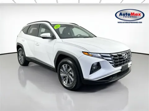 White 2023 Hyundai Tucson Hybrid Blue for sale in Framingham, MA