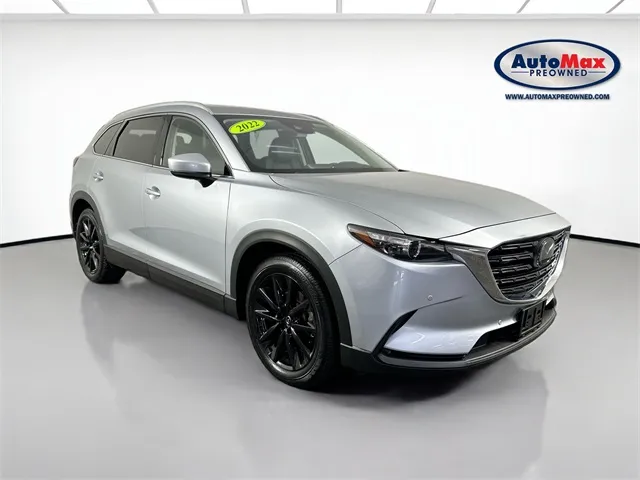 Silver 2022 Mazda CX-9 Touring Plus for sale in Framingham, MA