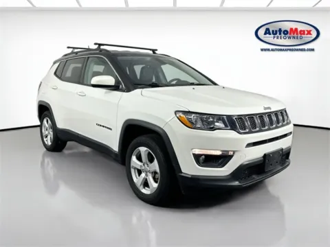 White 2018 Jeep Compass Latitude for sale in Framingham, MA