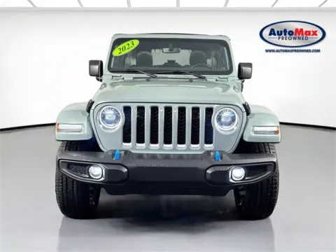 Photos of 2023 Jeep Wrangler Sahara 4xe for sale in Framingham, MA at AutoMax Preowned Framingham