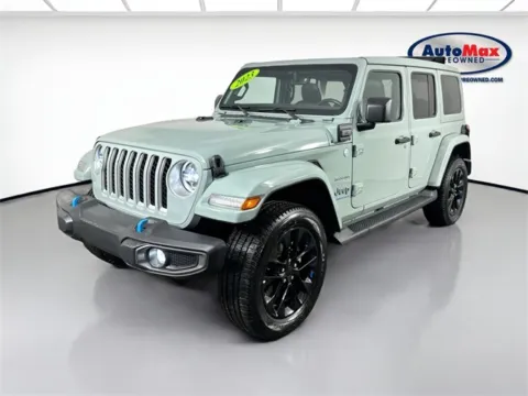Another view of 2023 Jeep Wrangler Sahara 4xe for sale in Framingham, MA at AutoMax Preowned Framingham