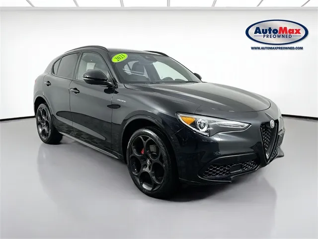 Black 2023 Alfa Romeo Stelvio Veloce for sale in Framingham, MA