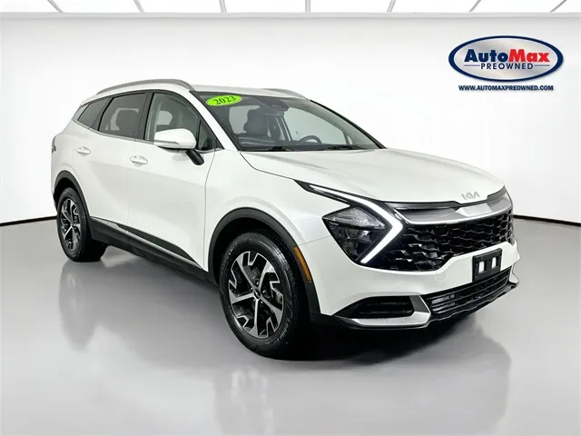 White 2023 Kia Sportage Hybrid EX for sale in Framingham, MA