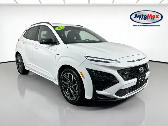 White 2022 Hyundai Kona N Line for sale in Framingham, MA