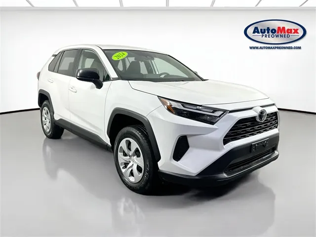 White 2024 Toyota RAV4 LE for sale in Marlborough, MA