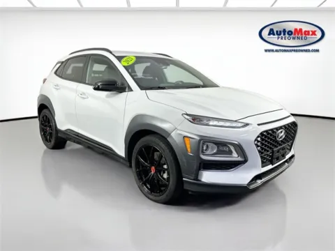 White 2021 Hyundai Kona NIGHT for sale in Marlborough, MA