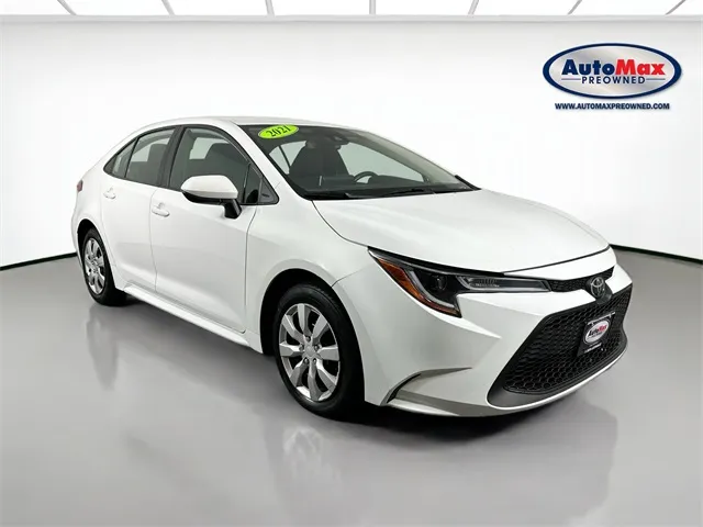 White 2021 Toyota Corolla LE for sale in Marlborough, MA