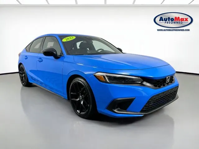 Blue 2022 Honda Civic Sport for sale in Marlborough, MA