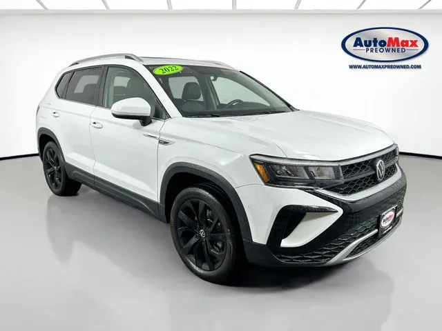 White 2022 Volkswagen Taos 1.5T SE for sale in Marlborough, MA