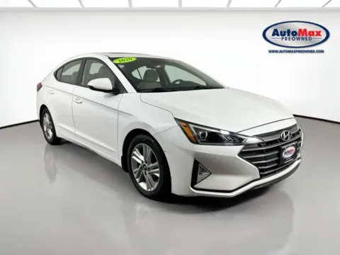 White 2020 Hyundai Elantra Value Edition for sale in Marlborough, MA