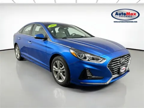 Blue 2018 Hyundai Sonata SEL for sale in Marlborough, MA