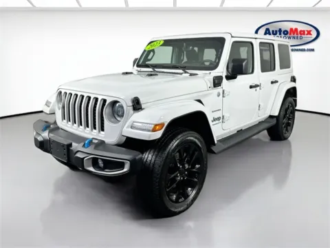 Another view of 2023 Jeep Wrangler Sahara 4xe for sale in Marlborough, MA at AutoMax Marlborough