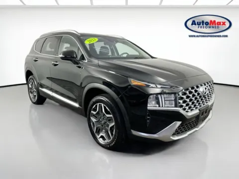 Black 2023 Hyundai Santa Fe Hybrid SEL Premium for sale in Marlborough, MA