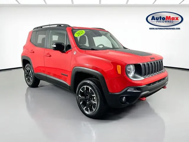 Red 2023 Jeep Renegade Trailhawk for sale in Marlborough, MA