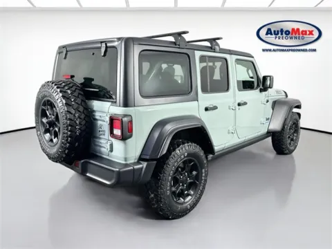 Photos of 2023 Jeep Wrangler Willys 4xe for sale in Marlborough, MA at AutoMax Marlborough