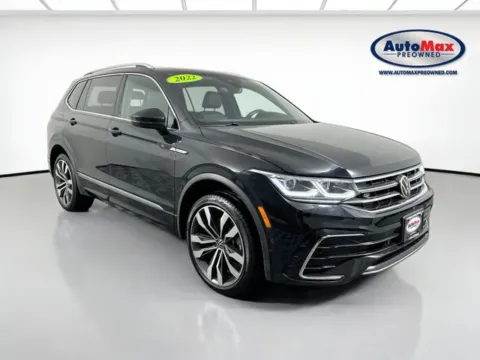 Black 2022 Volkswagen Tiguan 2.0T SEL R-Line for sale in Marlborough, MA