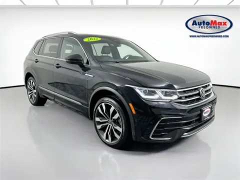 Black 2022 Volkswagen Tiguan 2.0T SEL R-Line for sale in Marlborough, MA