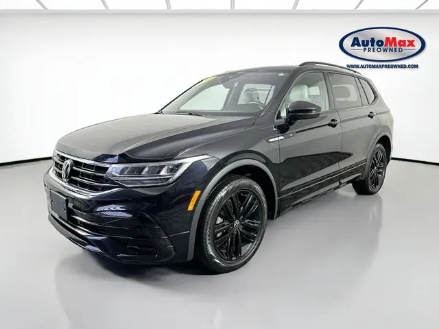 Black 2022 Volkswagen Tiguan 2.0T SE R-Line Black for sale in Marlborough, MA
