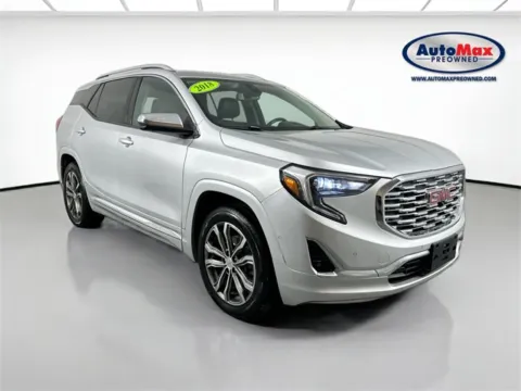 Silver 2018 GMC Terrain Denali for sale in Marlborough, MA