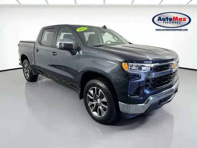 Gray 2024 Chevrolet Silverado 1500 LT for sale in Marlborough, MA