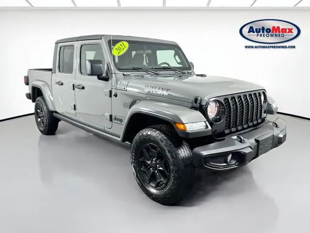 Gray 2021 Jeep Gladiator Willys for sale in Marlborough, MA