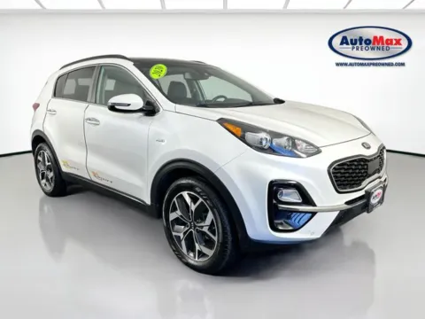 White 2020 Kia Sportage EX for sale in Marlborough, MA