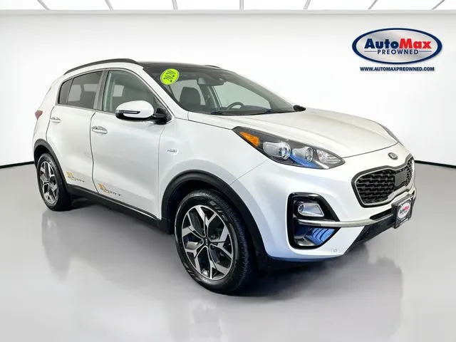 White 2020 Kia Sportage EX for sale in Marlborough, MA