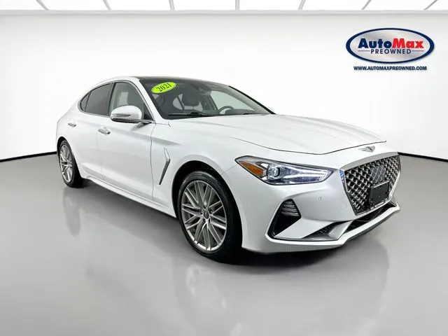 White 2021 Genesis G70 2.0T for sale in Marlborough, MA
