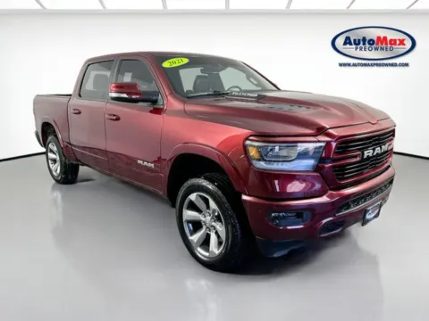 Red 2021 Ram 1500 Laramie for sale in Marlborough, MA