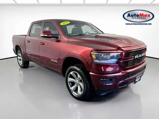 Red 2021 Ram 1500 Laramie for sale in Marlborough, MA