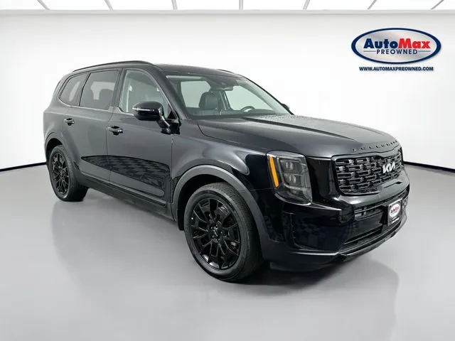 Black 2022 Kia Telluride EX for sale in Marlborough, MA