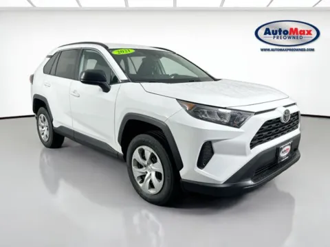 White 2021 Toyota RAV4 LE for sale in Marlborough, MA