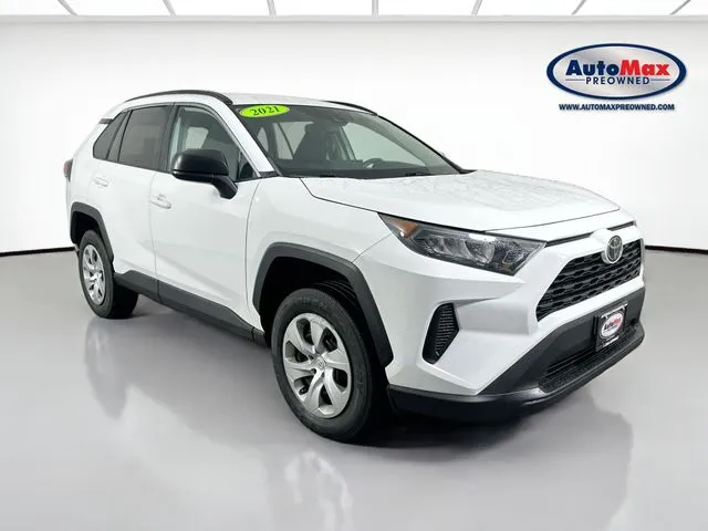 White 2021 Toyota RAV4 LE for sale in Marlborough, MA