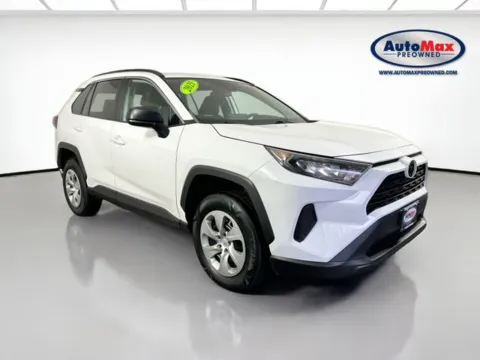 White 2021 Toyota RAV4 LE for sale in Marlborough, MA