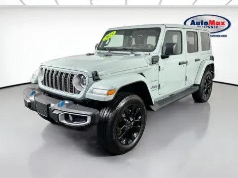Another view of 2024 Jeep Wrangler Sahara 4xe for sale in Marlborough, MA at AutoMax Marlborough