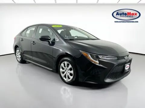Black 2021 Toyota Corolla LE for sale in Marlborough, MA