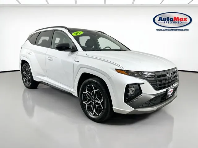 White 2023 Hyundai Tucson N Line for sale in Marlborough, MA