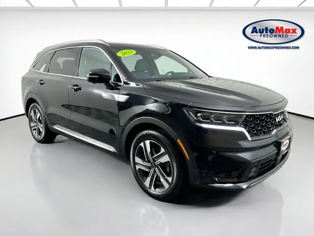 Black 2023 Kia Sorento Plug-In Hybrid SX Prestige for sale in Marlborough, MA