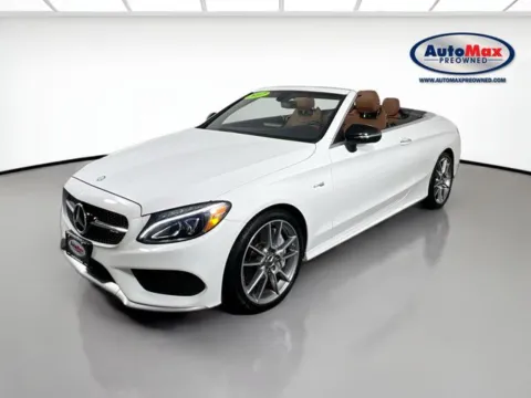 White 2017 Mercedes-Benz C-Class C 43 AMG for sale in Marlborough, MA