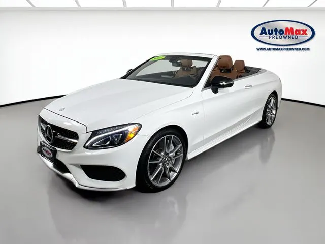 White 2017 Mercedes-Benz C-Class C 43 AMG for sale in Marlborough, MA