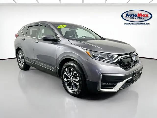Gray 2021 Honda CR-V Hybrid EX-L for sale in Marlborough, MA